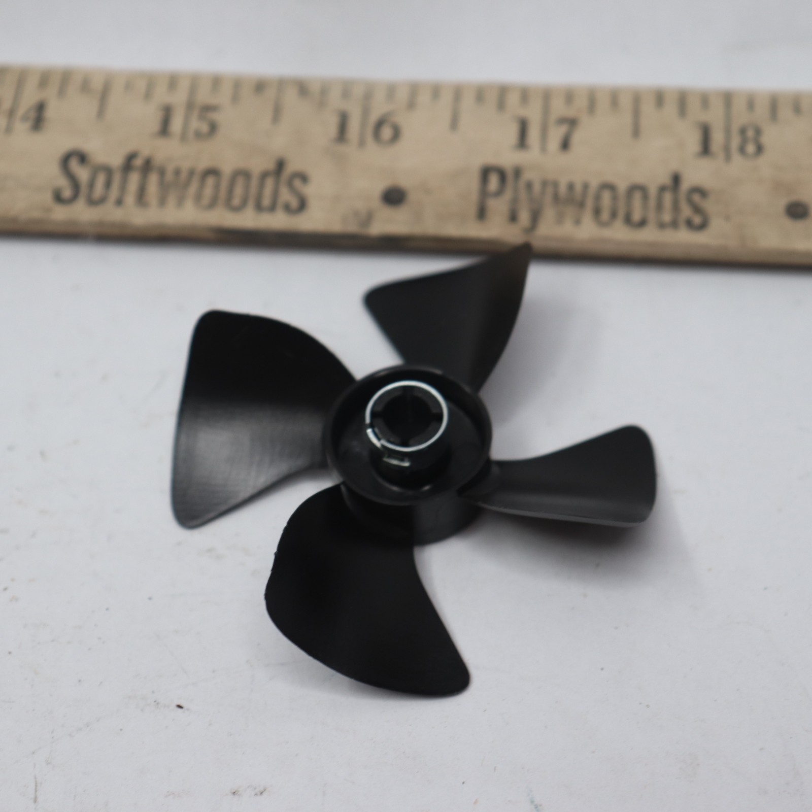 Fan Blade Plastic Black 2-3/8″