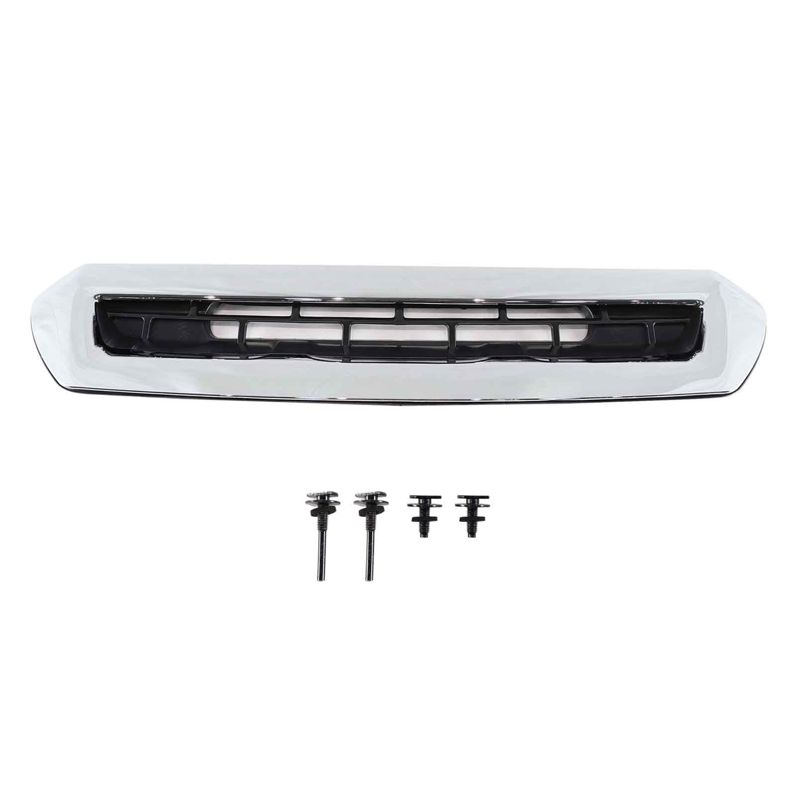 Hood Air Vent for 2017 2018 2019 Sierra 2500 HD 3500 HD 6.0L 6.6L (Chrome)