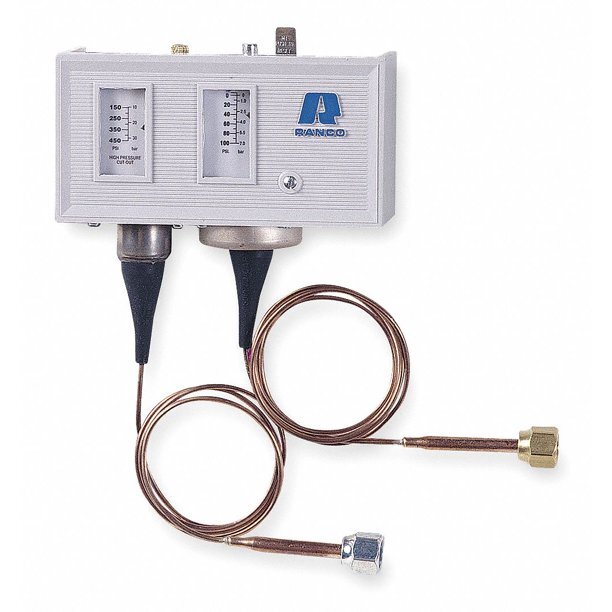 Ranco O12-1594 Dual Function Pressure Control, 100 psi Low, 150 – 450 psi High