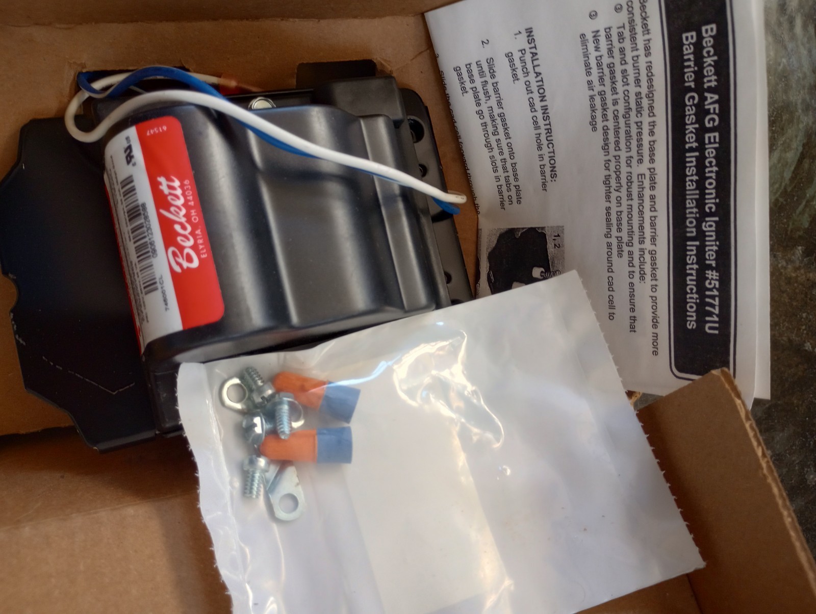 BECKETT Electronic Igniter 51771U 51824U 120V Beckett A AF AFG New Old Stock