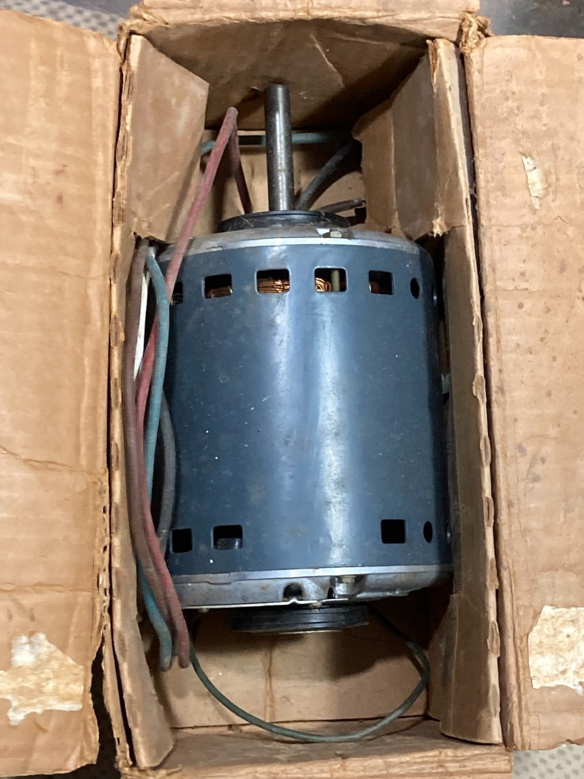 NOS GE HVAC FURNACE Replacement motor 5KCP33PG 557AS MADE IN USA. M-3016-1 AMANA