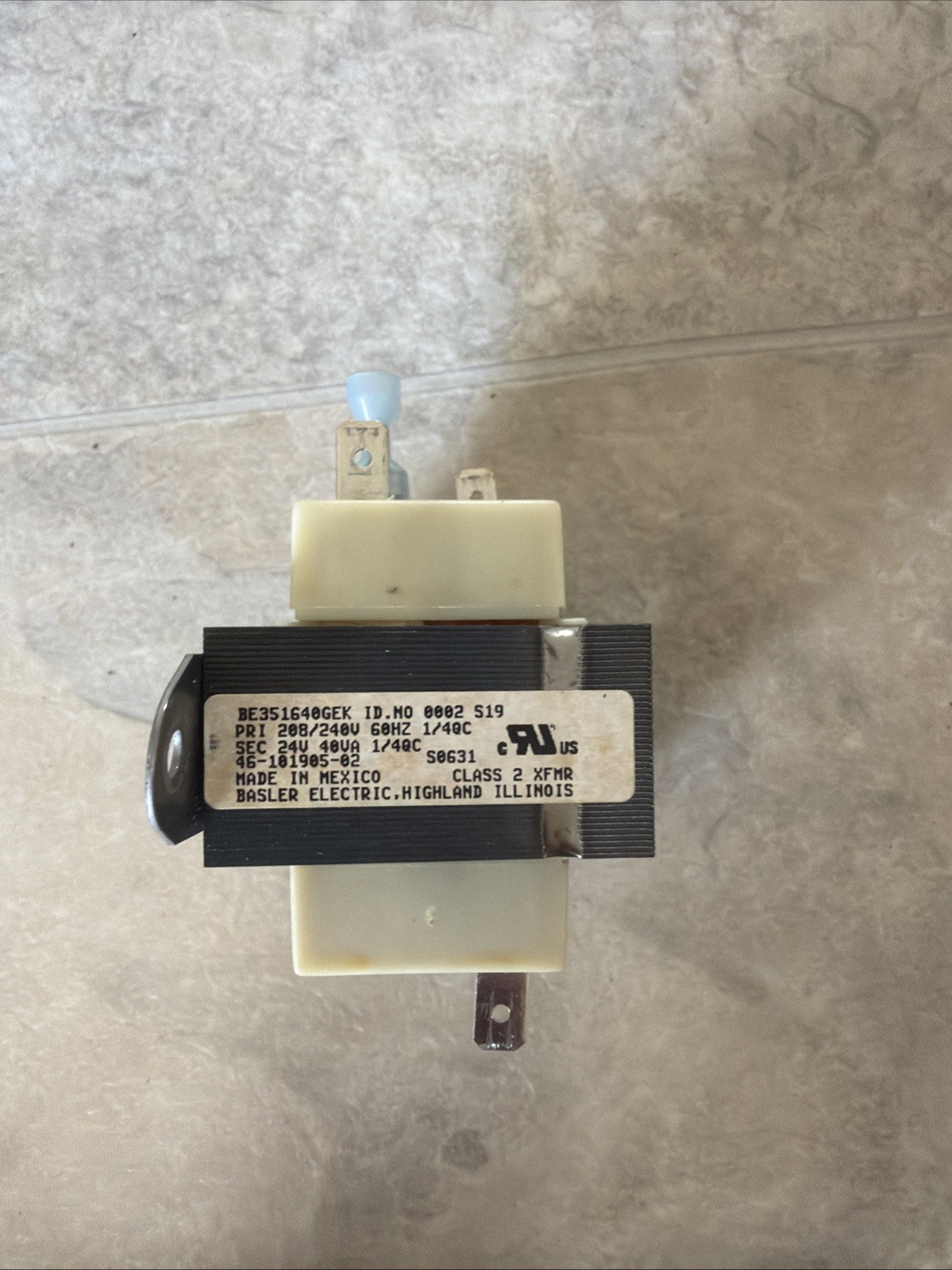 OEM BE351640GEK 24V 208/240V AIR HANDLER TRANSFORMER USA Seller Tested
