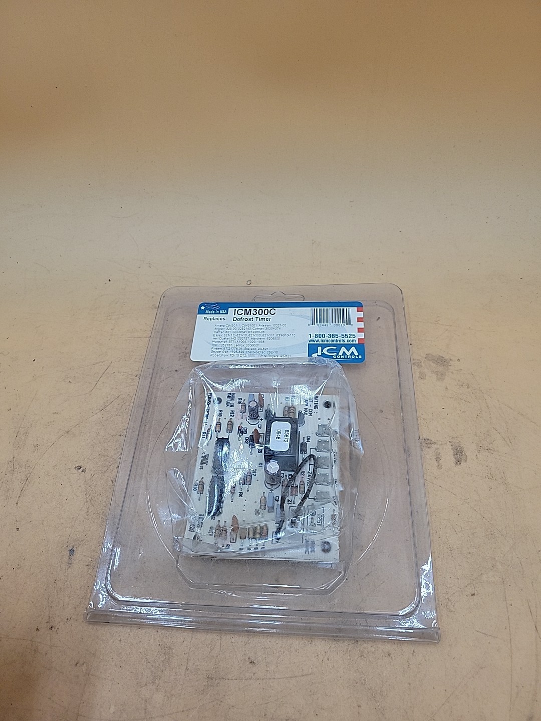 ICM Controls Amana Carrier ICM300C Defrost Timer. PCB455-IC300-1A