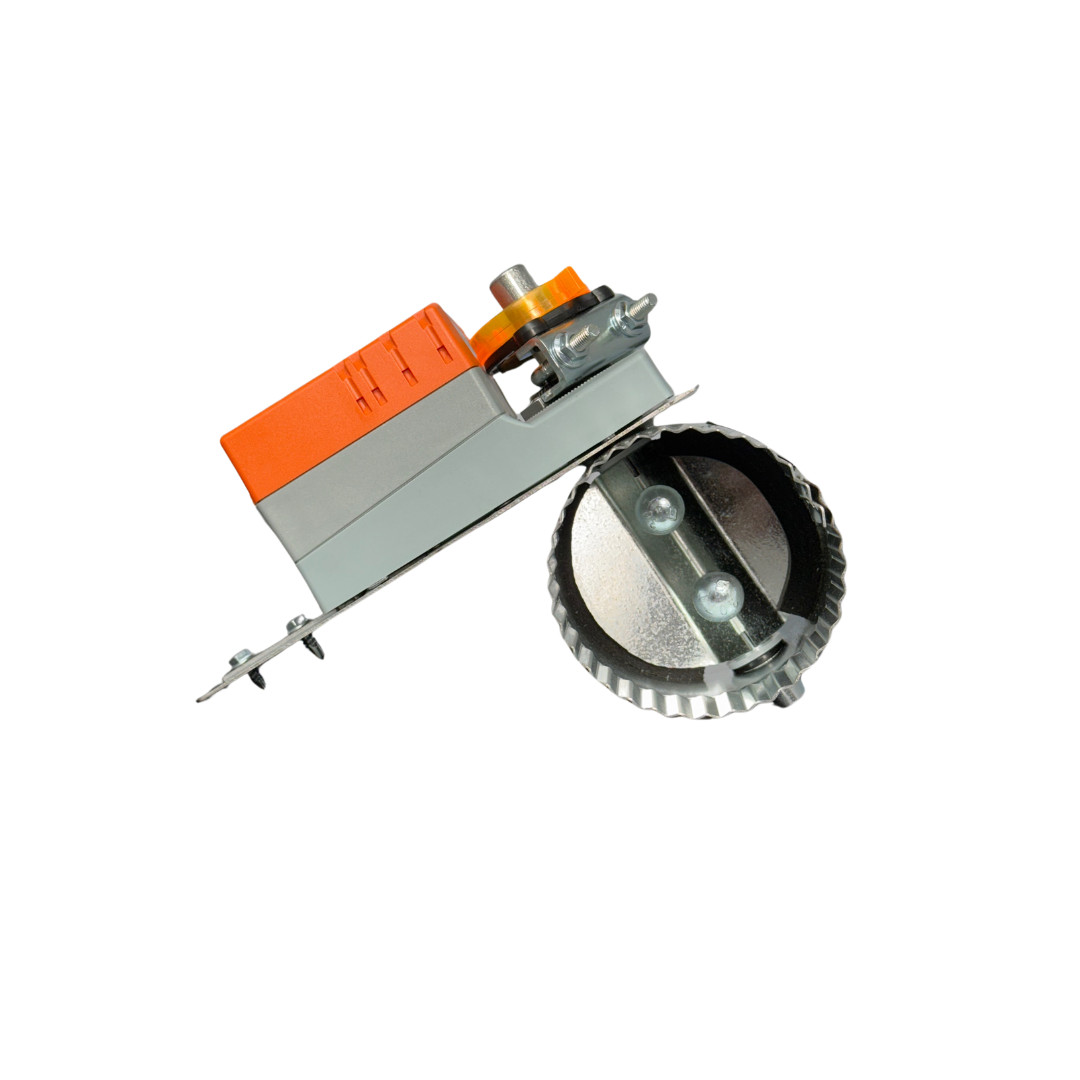 SD 3″ Belimo 3 wire Motorized 24v round zone control damper