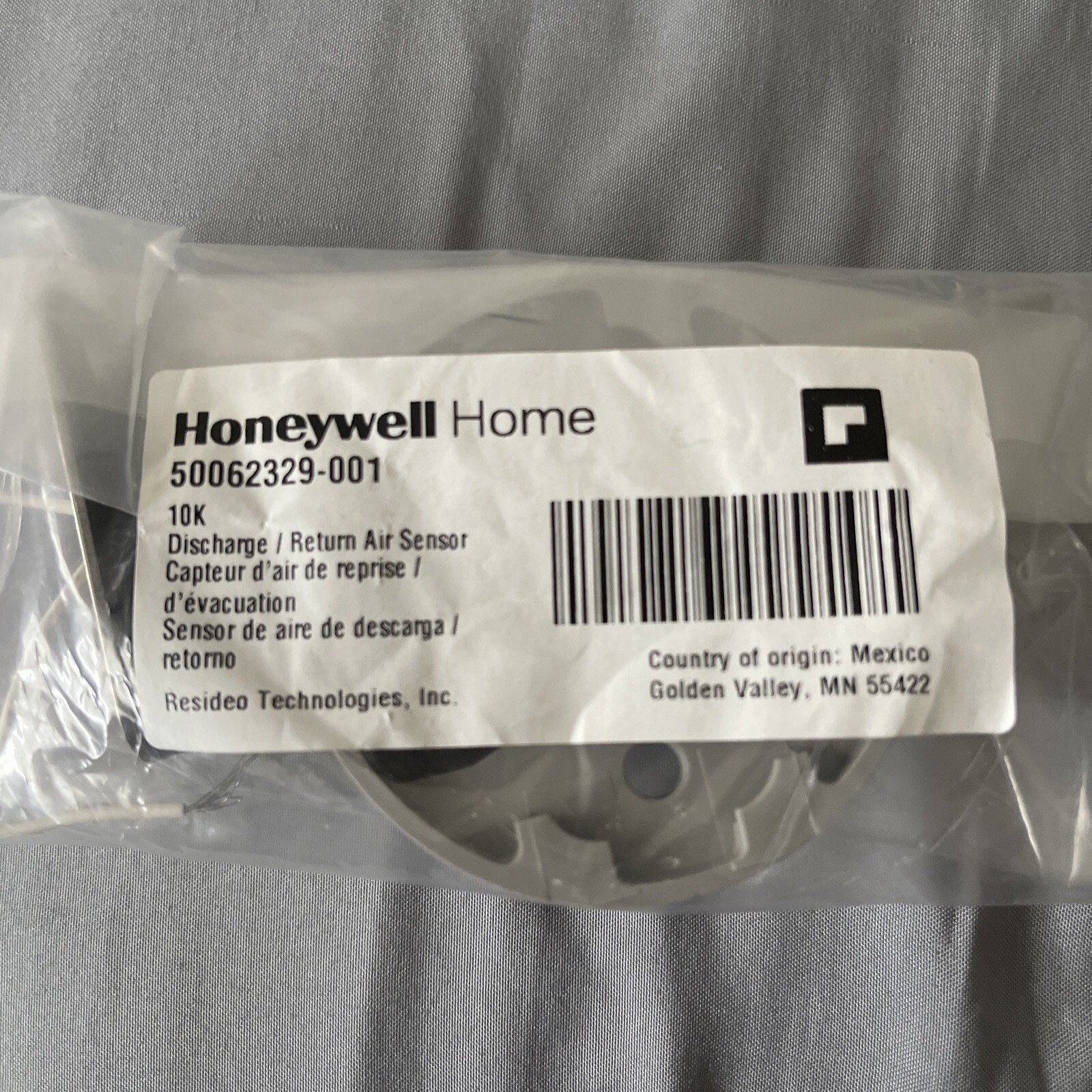 1-Honeywell Home 50062329-001 10K Discharge/ Return Air Sensor