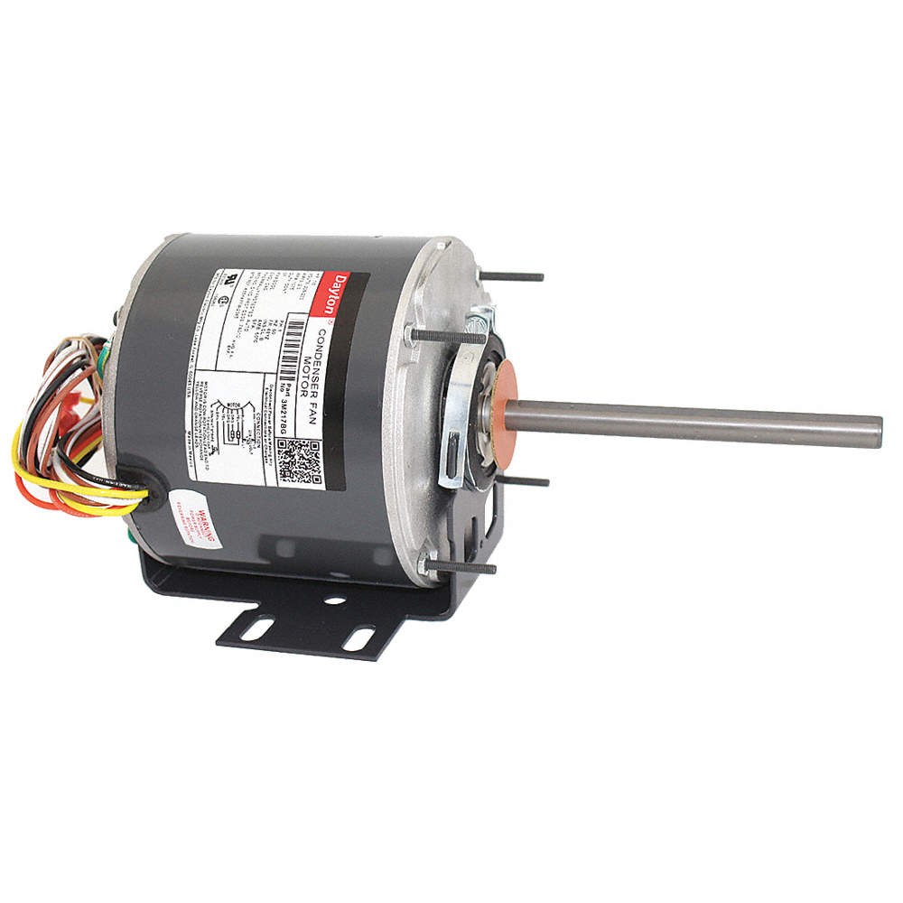 DAYTON 3M217BG Condenser Fan Motor,1/3 HP,1075 rpm,60Hz 3M217